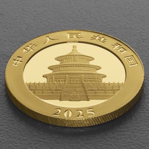 Goldmünze 30g "Panda" 2025 (China) - Miniaturansicht 4