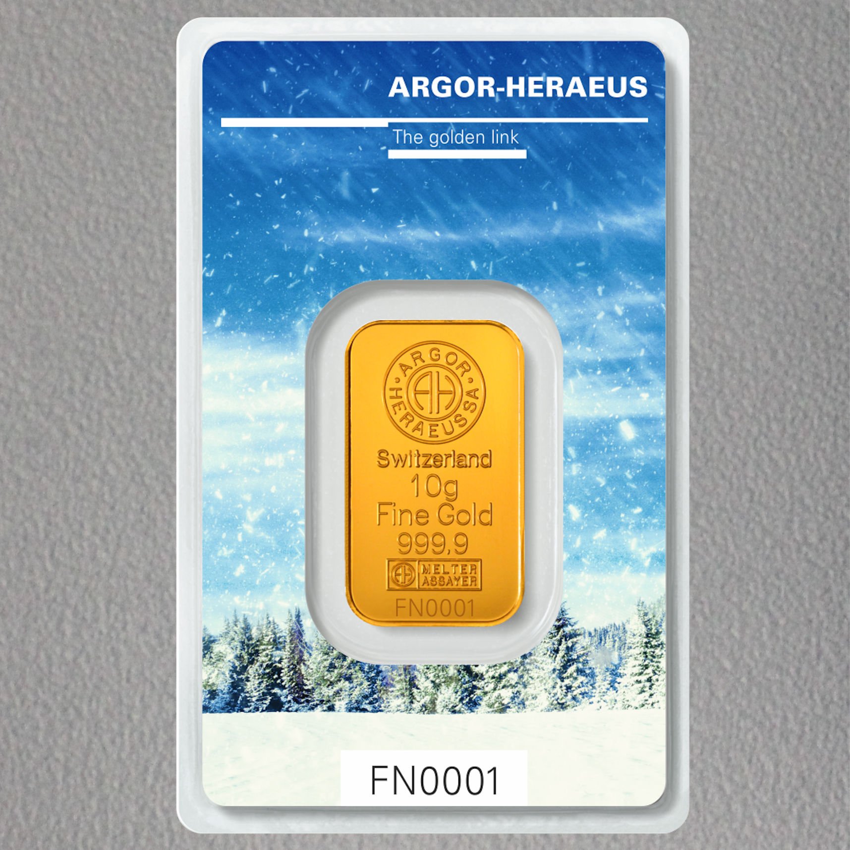 Goldbarren (4x 10g) "Following Nature" ARGOR - Detailansicht 5