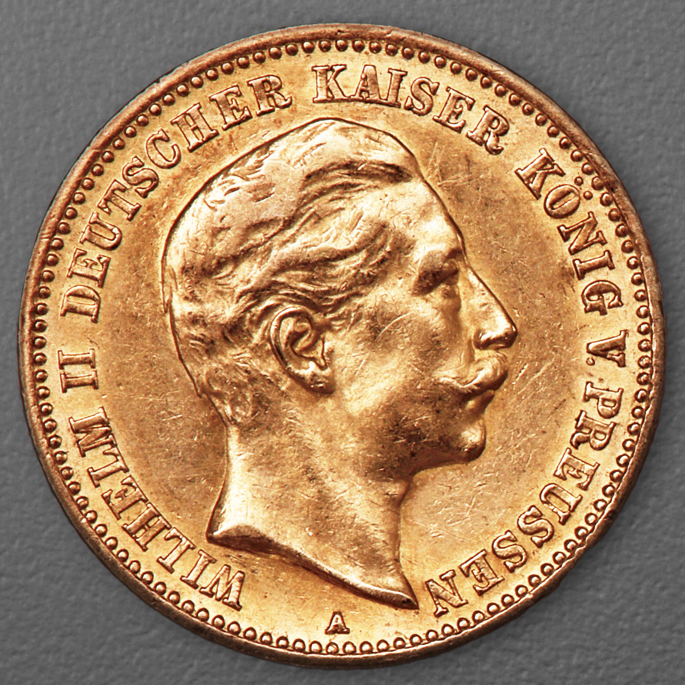 Goldmünze 10 Mark "Wilhelm II." 1903-A J.251 (Preußen) - Hauptansicht