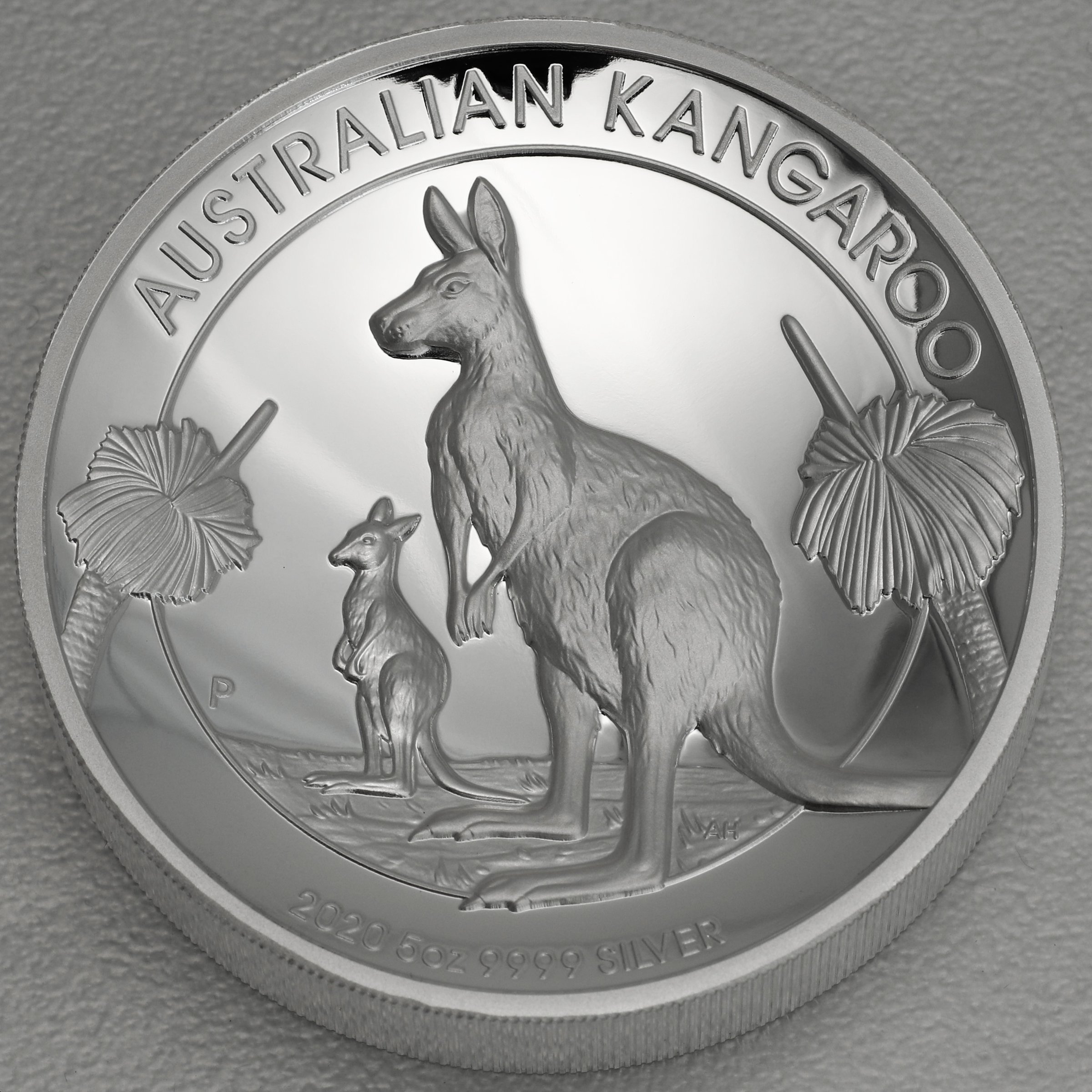 Silbermünze 5oz "Australian Kangaroo" 2020 (PP/HR) (Australien) - Hauptansicht
