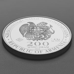 Silbermünze 1/2oz "Arche Noah" aktueller Jahrgang (Armenien) - Miniaturansicht 4