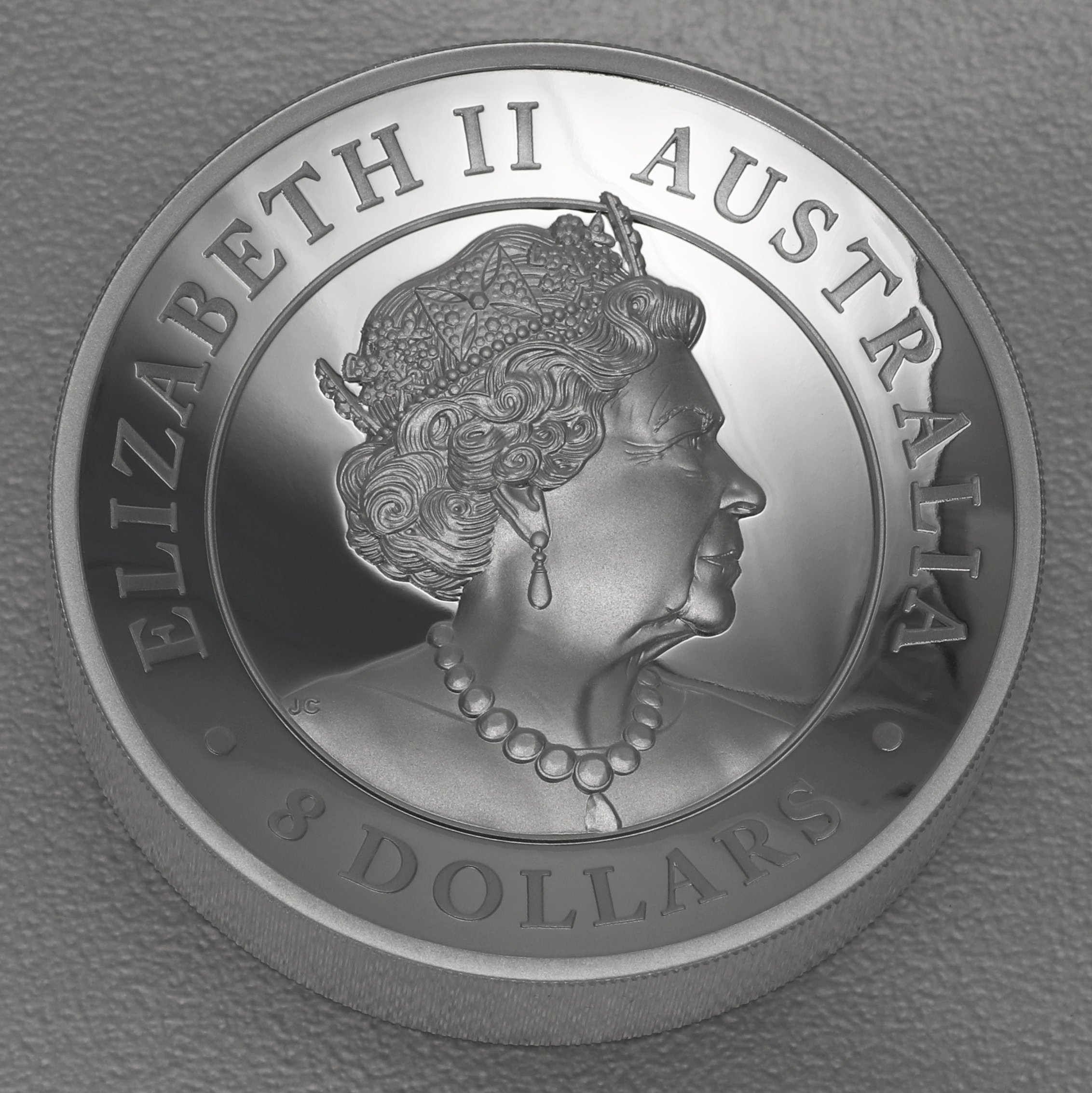 Silbermünze 5oz "Kookaburra" 2021 (Incused) (Australien) - Detailansicht 1