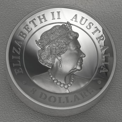 Silbermünze 5oz "Kookaburra" 2021 (Incused) (Australien) - Miniaturansicht 2