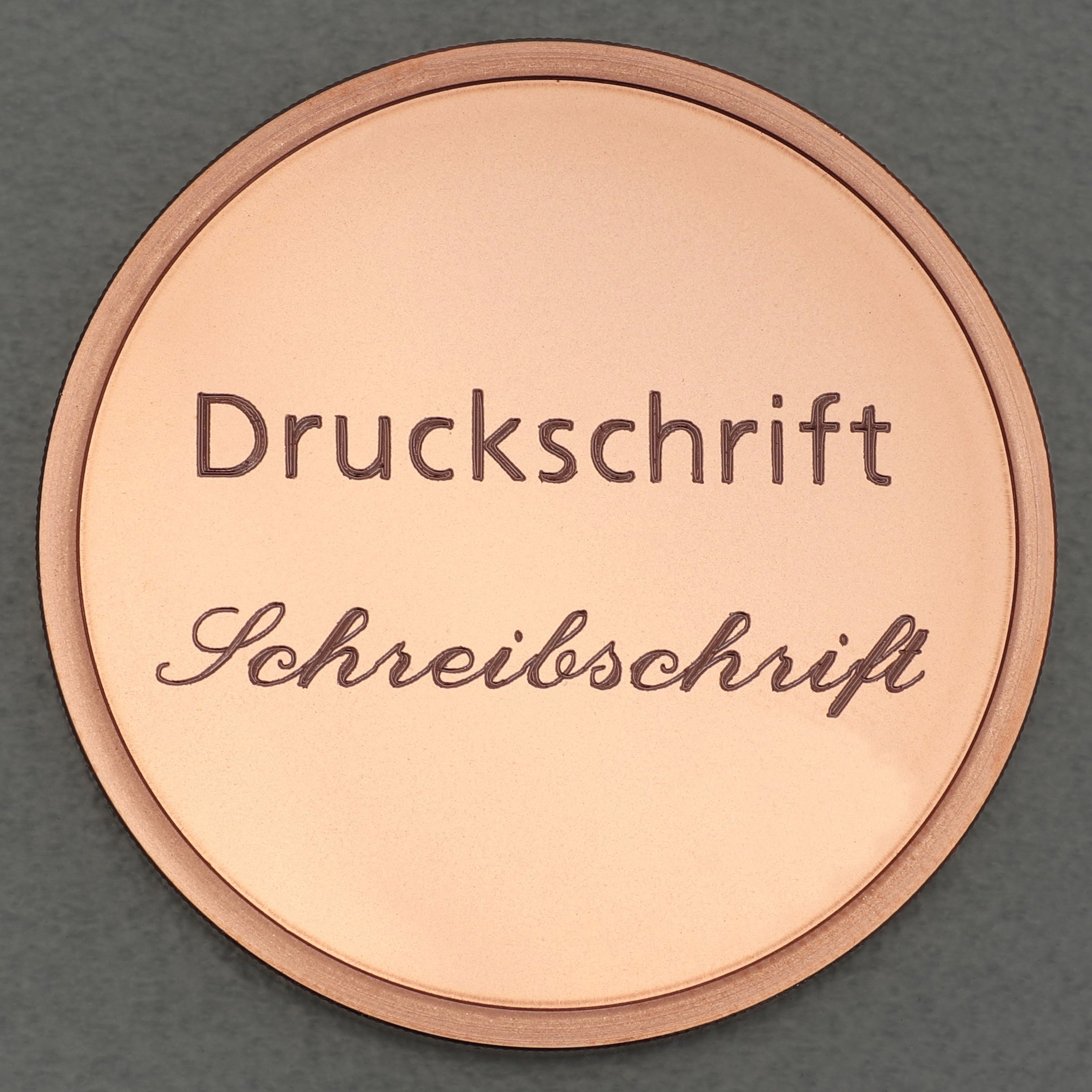 Kupfermedaille "Sternzeichen Krebs" Gravurmedaille - Detailansicht 4