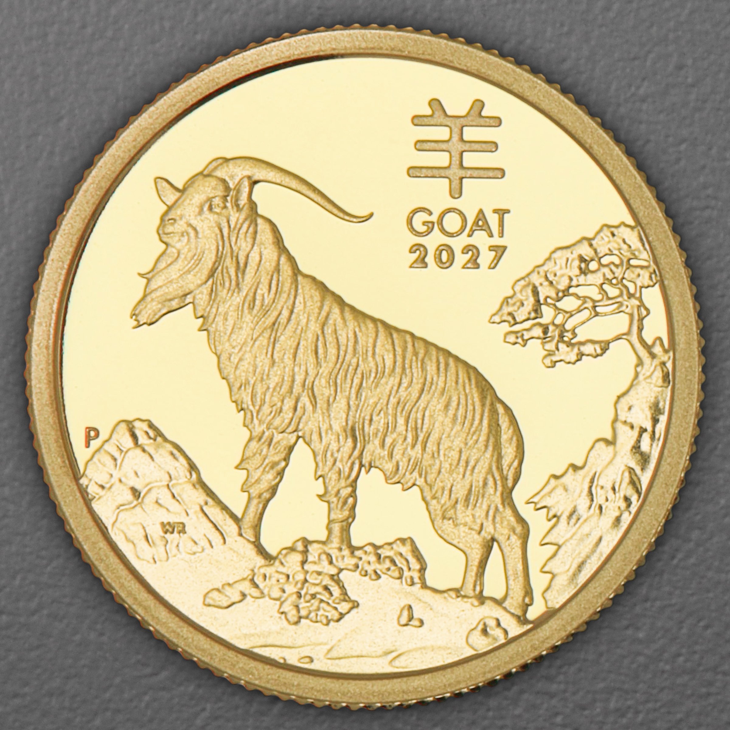 Goldmünze 1/10oz "Ziege" 2027 (PP) Lunar III – Year of the Goat (Australien) - Hauptansicht
