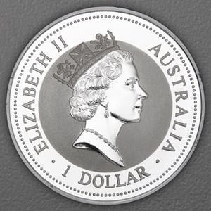 Silbermünze 1oz "Kookaburra" 1996 (Australien) - Miniaturansicht 2