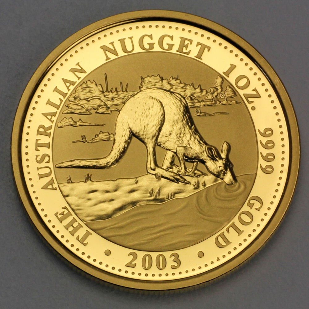 Goldmünze 1oz "Känguru" 2003 Australian Nugget (Australien) - Hauptansicht