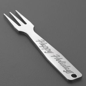 Gourmet-Gabel 4er-Set "Weihnachten" 925er Ag - Miniaturansicht 8