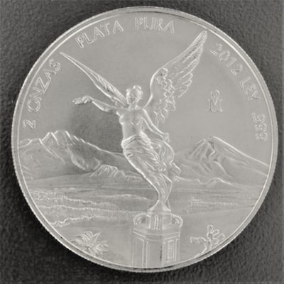 Silbermünze 2oz "Libertad" 2012 (Mexiko) - Miniaturansicht 1