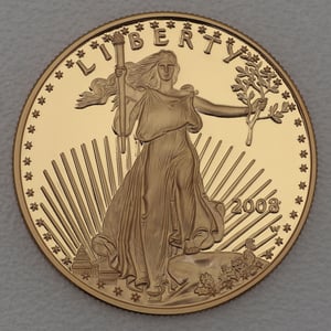 Goldmünzen "American Eagle" 2008 (PP) Set – 4-teilig (USA) - Miniaturansicht 2