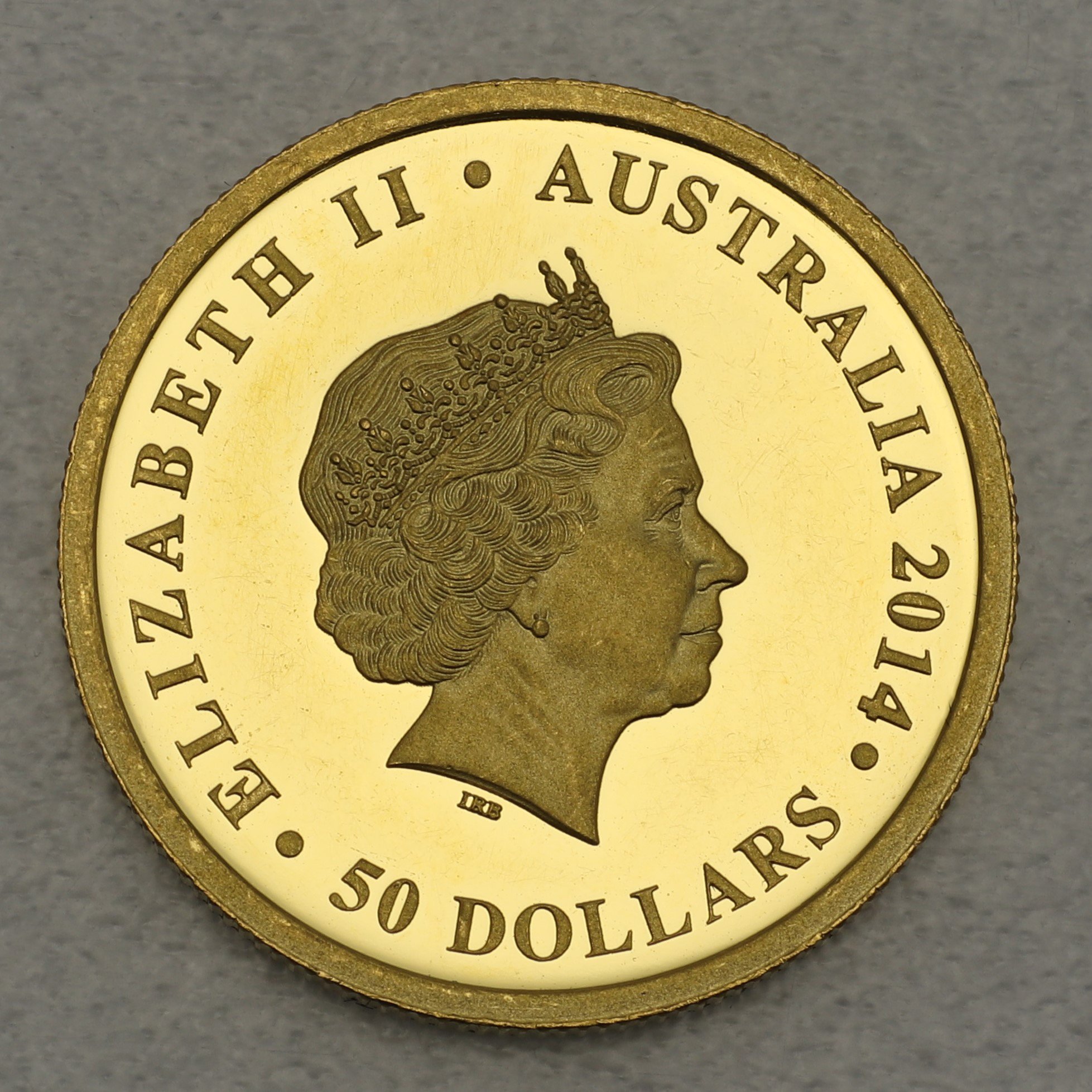 Goldmünze 1/2oz "Känguru" 2014 25. Jubiläum (Australien) - Detailansicht 1