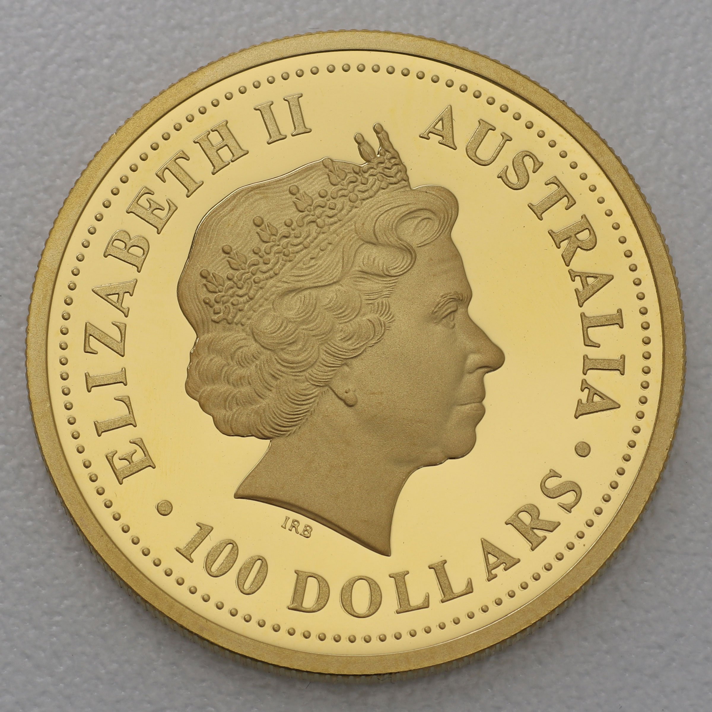 Goldmünze 1oz "Drache" 2000 (PP) Lunar I – Year of the Dragon (Australien) - Detailansicht 1