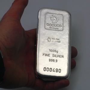 Silberbarren 1kg Doduco - Miniaturansicht 4