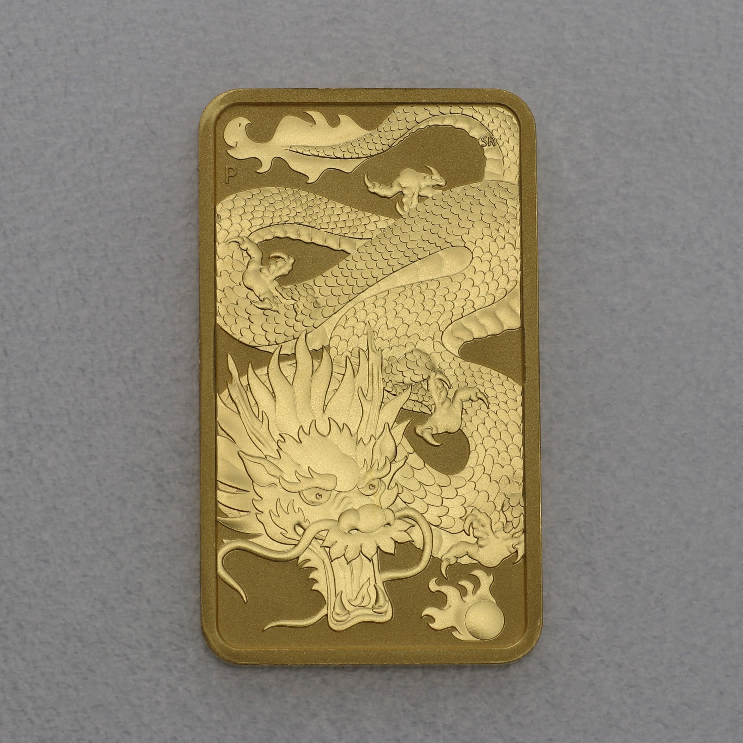 Gold Münzbarren 1oz "Rectangular Dragon" 2022 (Australien) - Hauptansicht