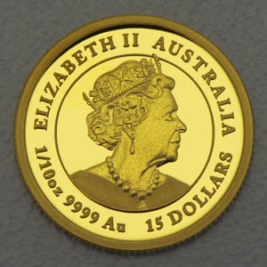 Goldmünze 1/10oz "Maus" 2020 (PP) Lunar III – Year of the Mouse (Australien) - Miniaturansicht 2
