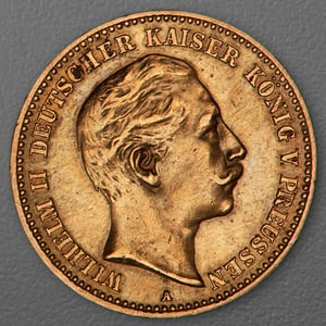 Goldmünze 10 Mark "Wilhelm II." 1901-A J.251 (Preußen) - Hauptansicht