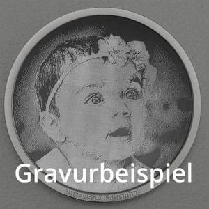 Silbermedaille 1oz "Ihre Wunsch-Fotogravur" - Miniaturansicht 2