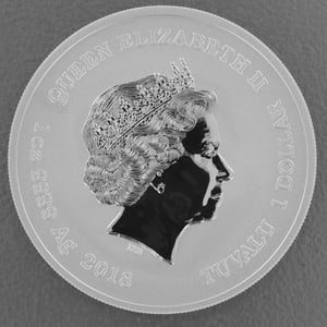 Silbermünze 1oz "Black Panther" 2018 Marvel (Tuvalu) - Miniaturansicht 2
