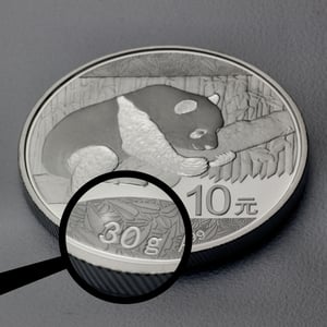 Silbermünze 30g "Panda" 2016 (China) - Miniaturansicht 5