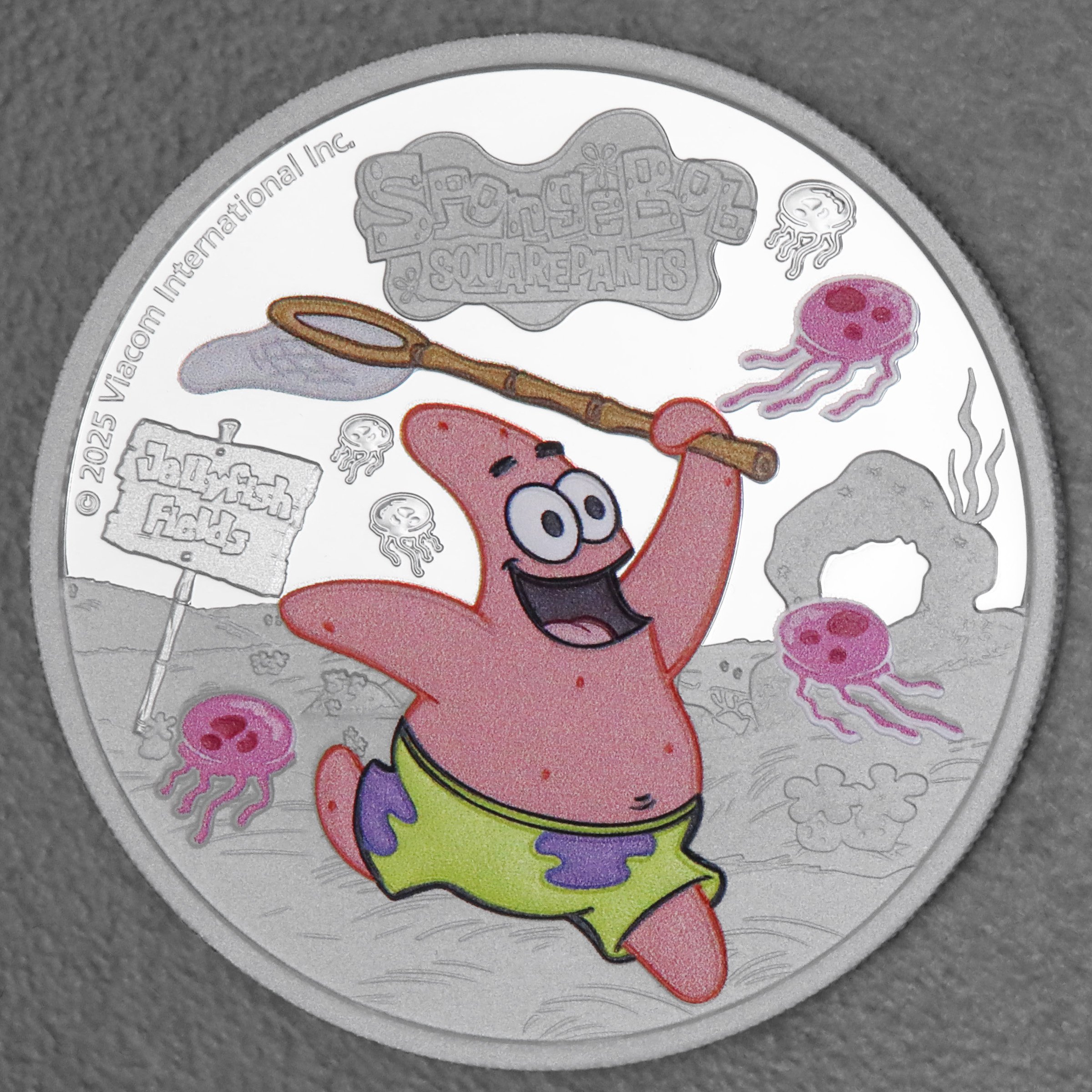 Silbermünze 1oz "Patrick Star" 2025 (PP/koloriert) Spongebob Schwammkopf (Tuvalu) - Hauptansicht