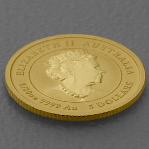 Goldmünze 1/20oz "Hase" 2023 Lunar III – Year of the Rabbit (Australien) - Miniaturansicht 4