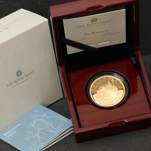 Goldmünze 2oz "Britannia" 2021 (PP) (Großbritannien) - Miniaturansicht 3