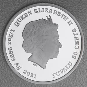 Silbermünzen 1oz +7 x 1/2oz "Roger Moore" 2024 (PP/kol./verg.) Set – 8-teilig James Bond (Tuvalu) - Miniaturansicht 10