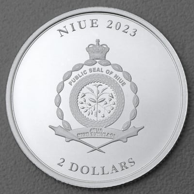 Silbermünze 1oz "Queen Elizabeth II." 2023 Icon (Niue) - Miniaturansicht 3