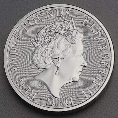 Silbermünze 2oz "Black Bull of Clarence" 2018 The Queen s Beasts (Großbritannien) - Miniaturansicht 2