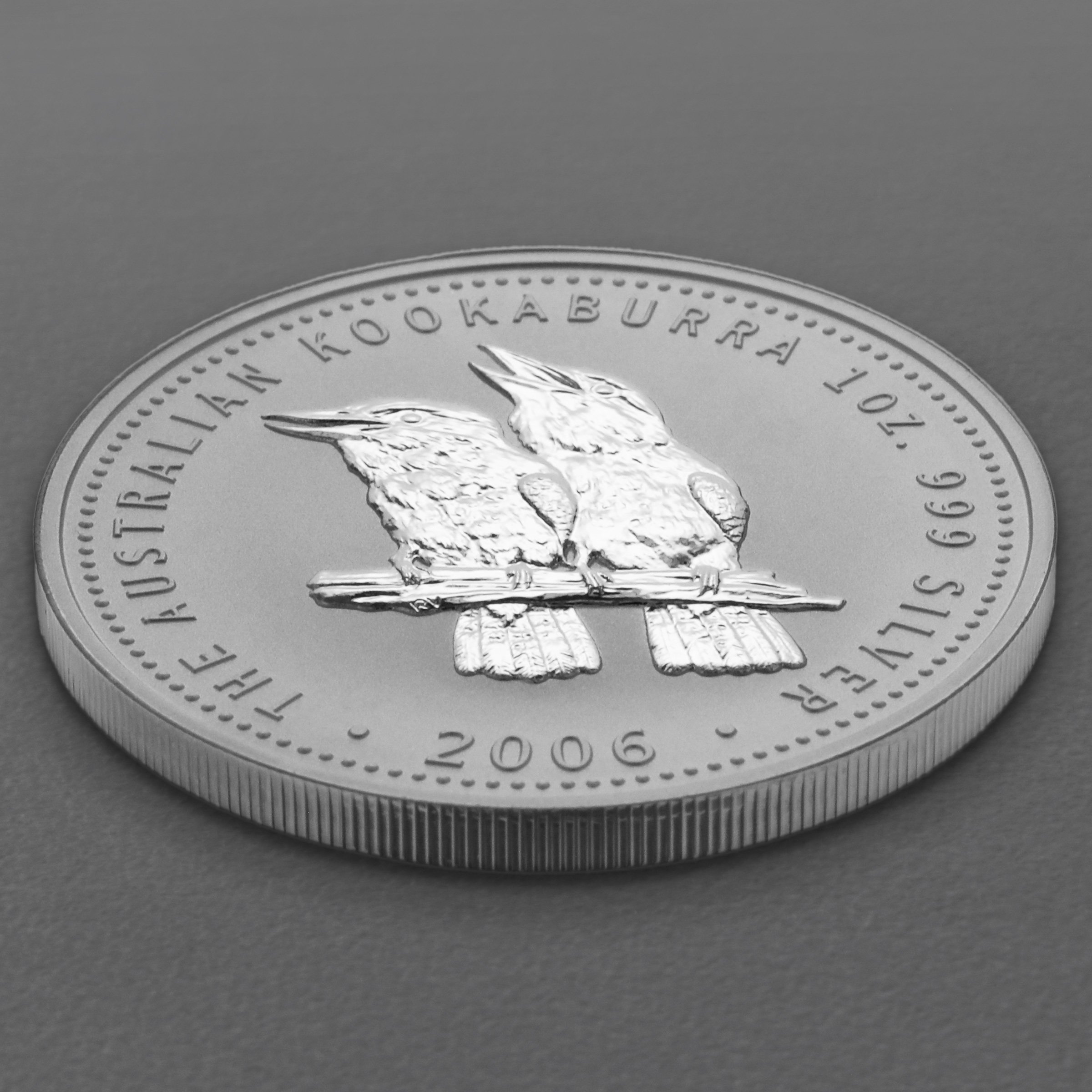 Silbermünze 1oz "Kookaburra" 2006 (Australien) - Detailansicht 2