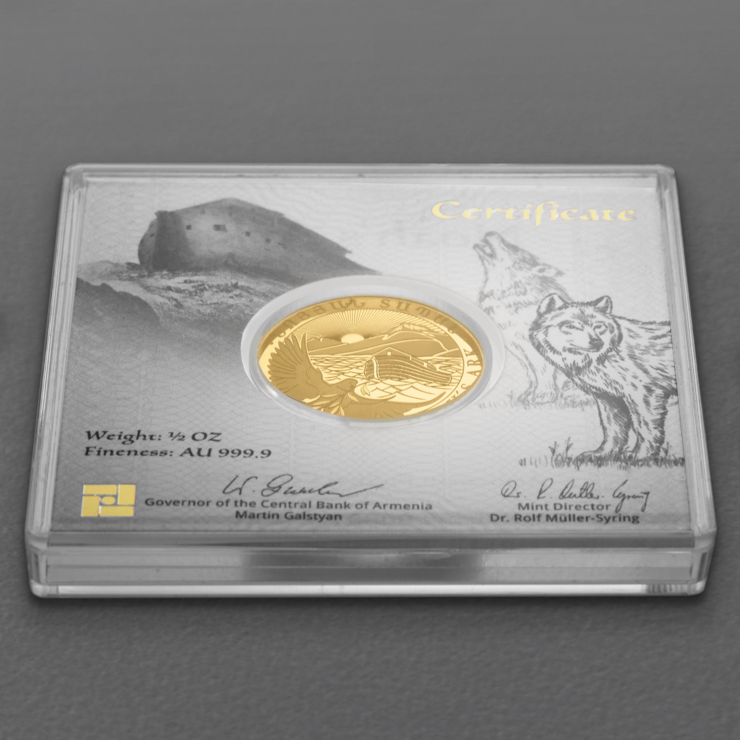 Goldmünze 1/2oz "Arche Noah" aktueller Jahrgang (Armenien) - Detailansicht 4