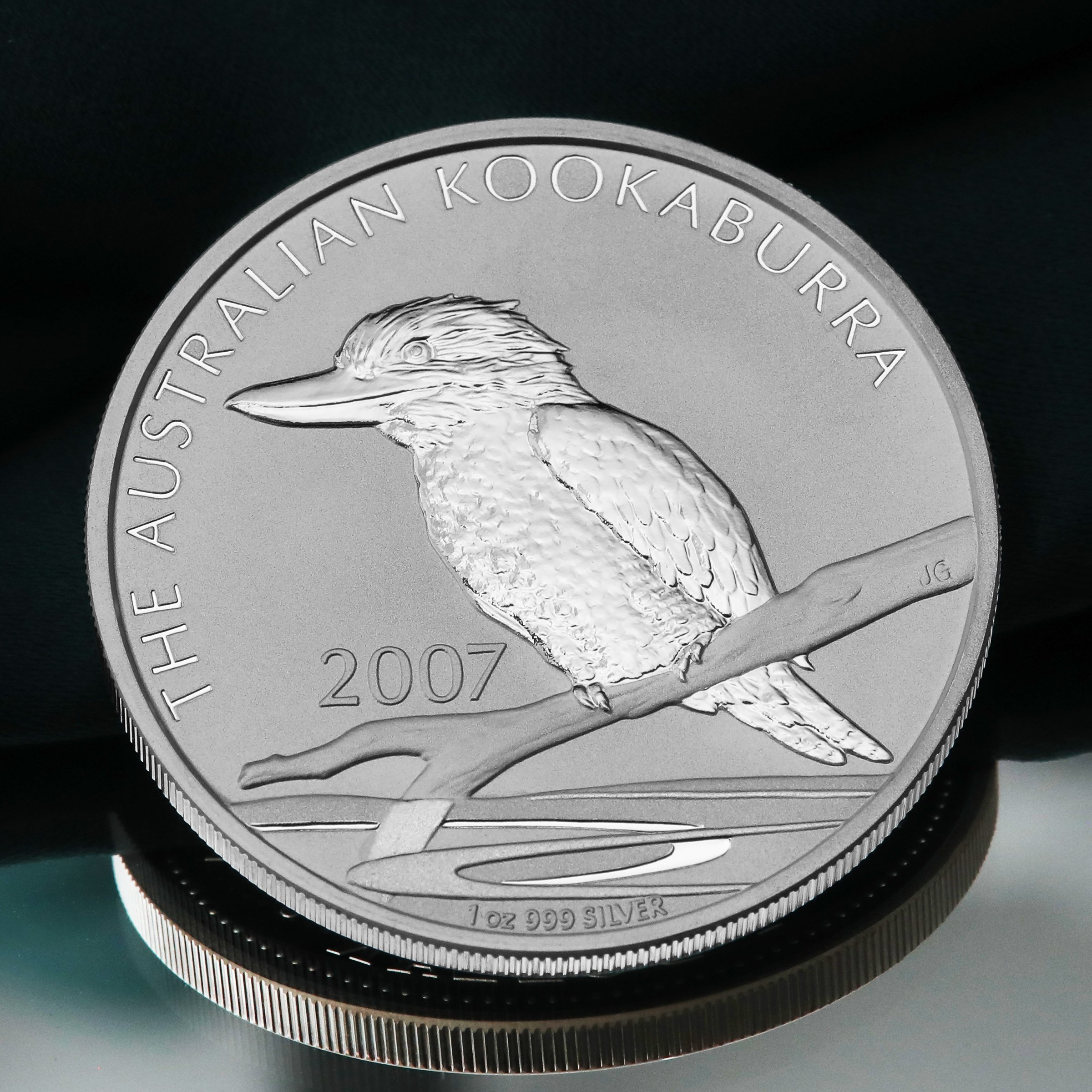Silbermünze 1oz "Kookaburra" 2007 (Australien) - Detailansicht 4