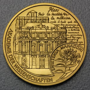 Goldmünze 50 Euro "Swieten" 2007 Große Mediziner (Österreich) - Hauptansicht
