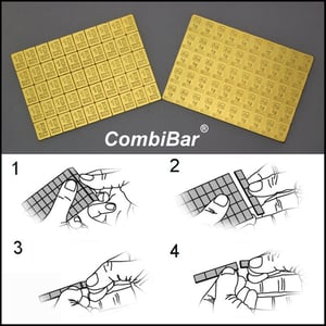 Recycling-Goldtafel ESG (50x1g Gold) "CombiBar" - Miniaturansicht 2