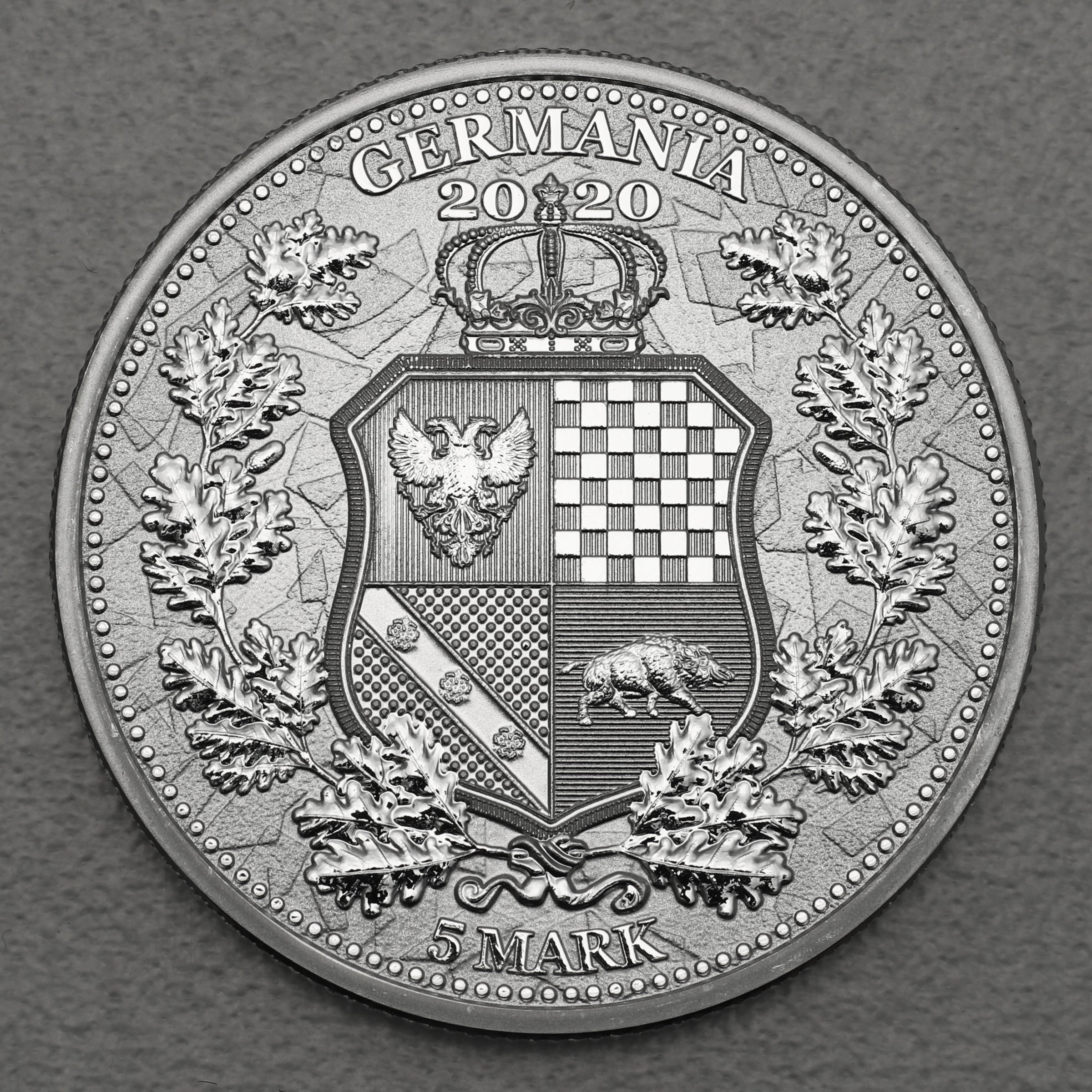 Silbermedaille 1oz "Italia & Germania" 2020 Allegories (Polen) - Detailansicht 1