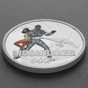 Silbermünzen 1oz +7 x 1/2oz "Roger Moore" 2024 (PP/kol./verg.) Set – 8-teilig James Bond (Tuvalu) - Miniaturansicht 17