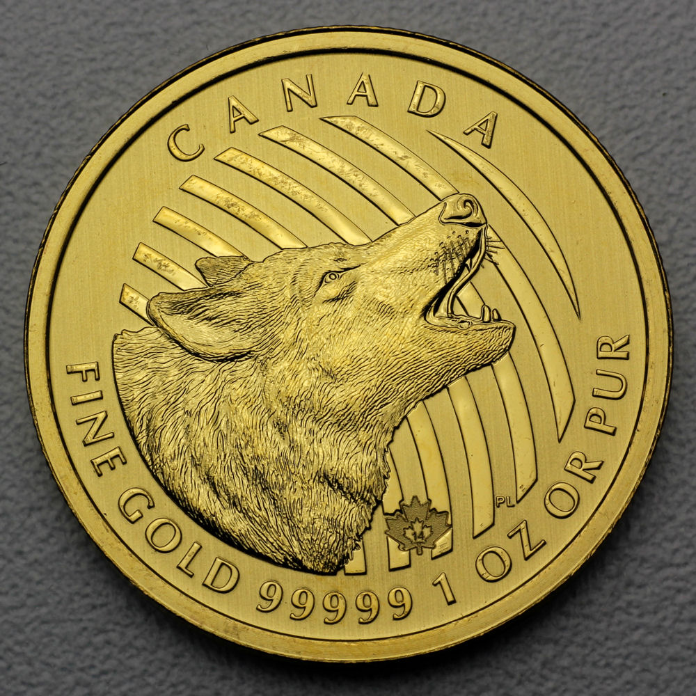 Goldmünze 1oz "Howling Wolf" 2014 Call of the wild (Kanada) - Hauptansicht