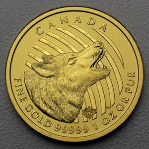Goldmünze 1oz "Howling Wolf" 2014 Call of the wild (Kanada) - Hauptansicht