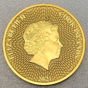 Goldmünze 1/4oz "Gold Star" 2021 (Cook Islands) - Miniaturansicht 2