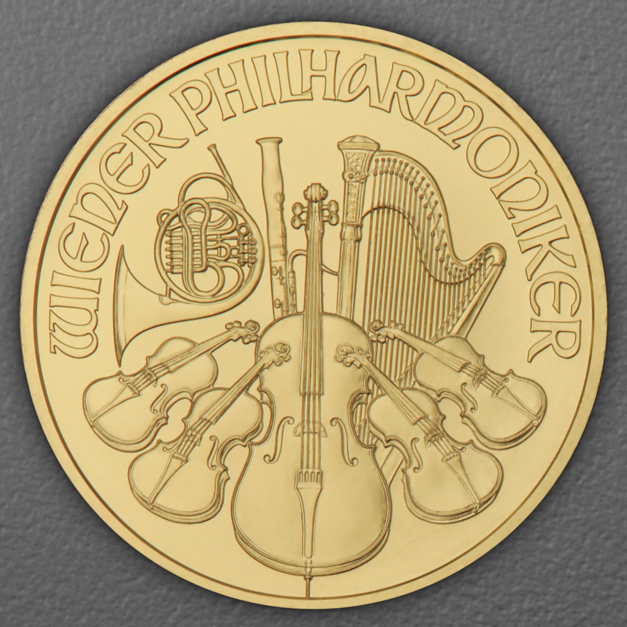 Goldmünze 1/2oz "Wiener Philharmoniker" aktueller Jahrgang (Österreich) - Hauptansicht