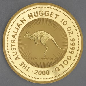 Goldmünze 10oz "Känguru" 2000 Australian Nugget (Australien) - Hauptansicht