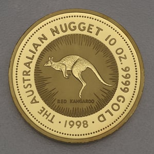 Goldmünze 10oz "Känguru" 1998 Australian Nugget (Australien) - Hauptansicht