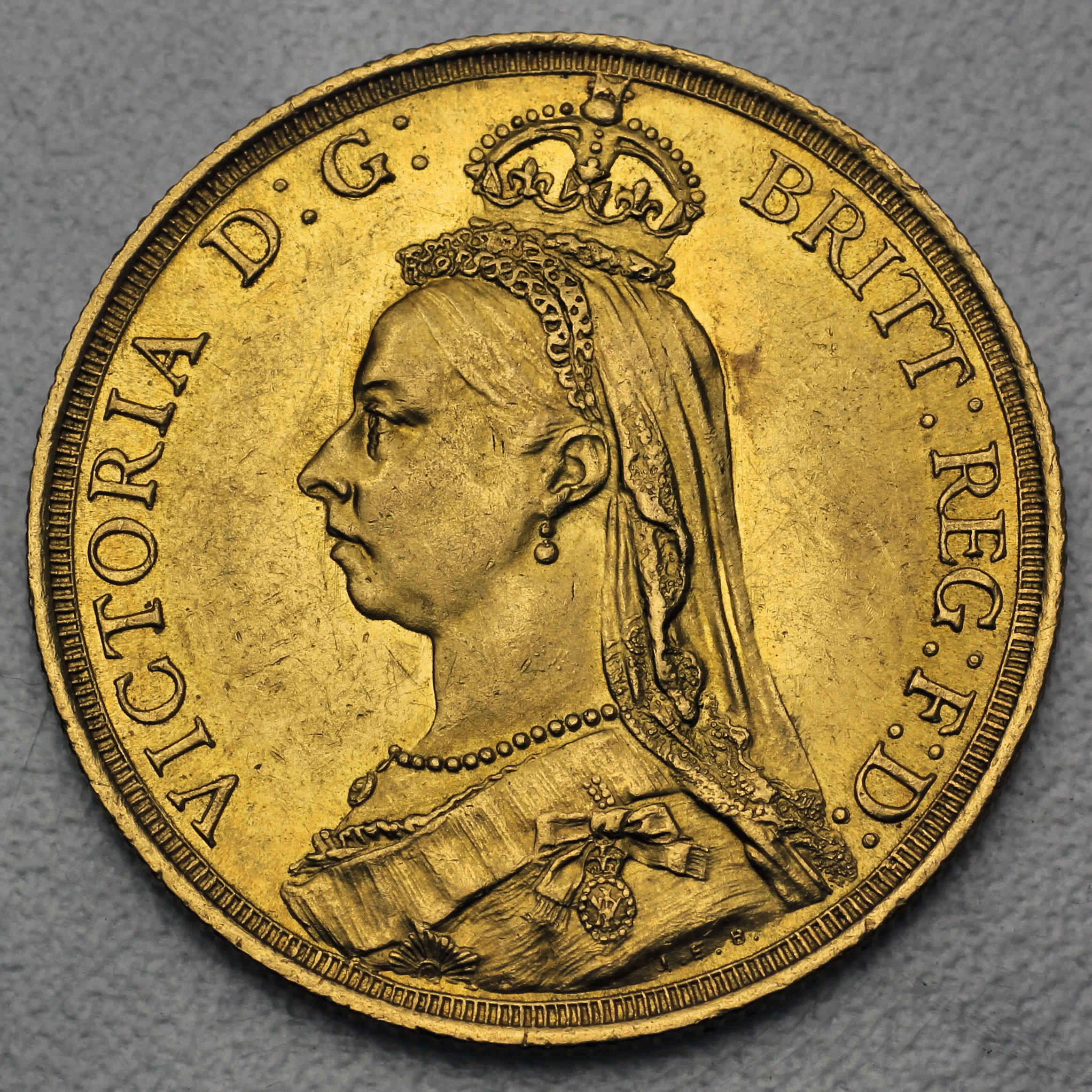 Goldmünze 2 Sovereign "Victoria" Krone (Großbritannien) - Hauptansicht