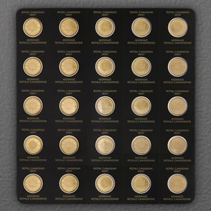 Goldmünzen 25 x 1g "Maple Leaf" aktueller Jahrgang Set 25-teilig Maplegram25™ (Kanada) - Hauptansicht