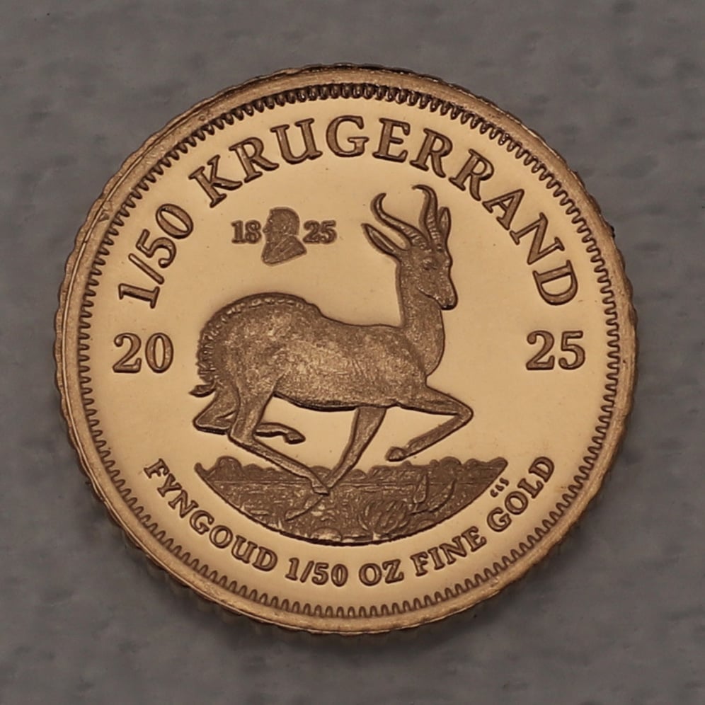 Goldmünze 1/50oz "Krügerrand" 2025 (Südafrika) - Hauptansicht