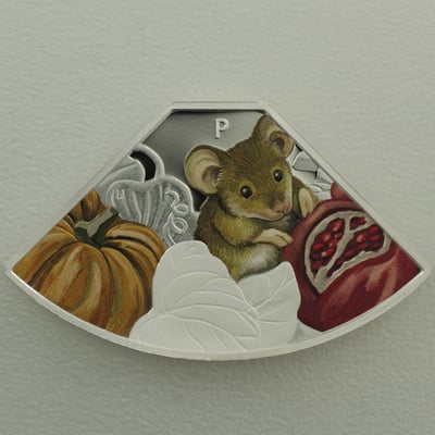 Silbermünzen 4x 1oz "Maus" 2020 (PP/koloriert) Set – 4-teilig Quadrant (Tuvalu) - Miniaturansicht 5
