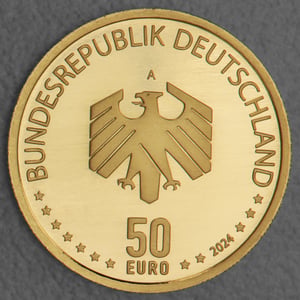 Goldmünze 50 Euro "Mobilität" 2024 Deutsches Handwerk (Deutschland) - Miniaturansicht 2