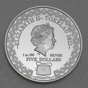Silbermünze 1oz "Hakuhakulele – Lionfish" 2022 Territory of Tokelau (Tokelau) - Miniaturansicht 2