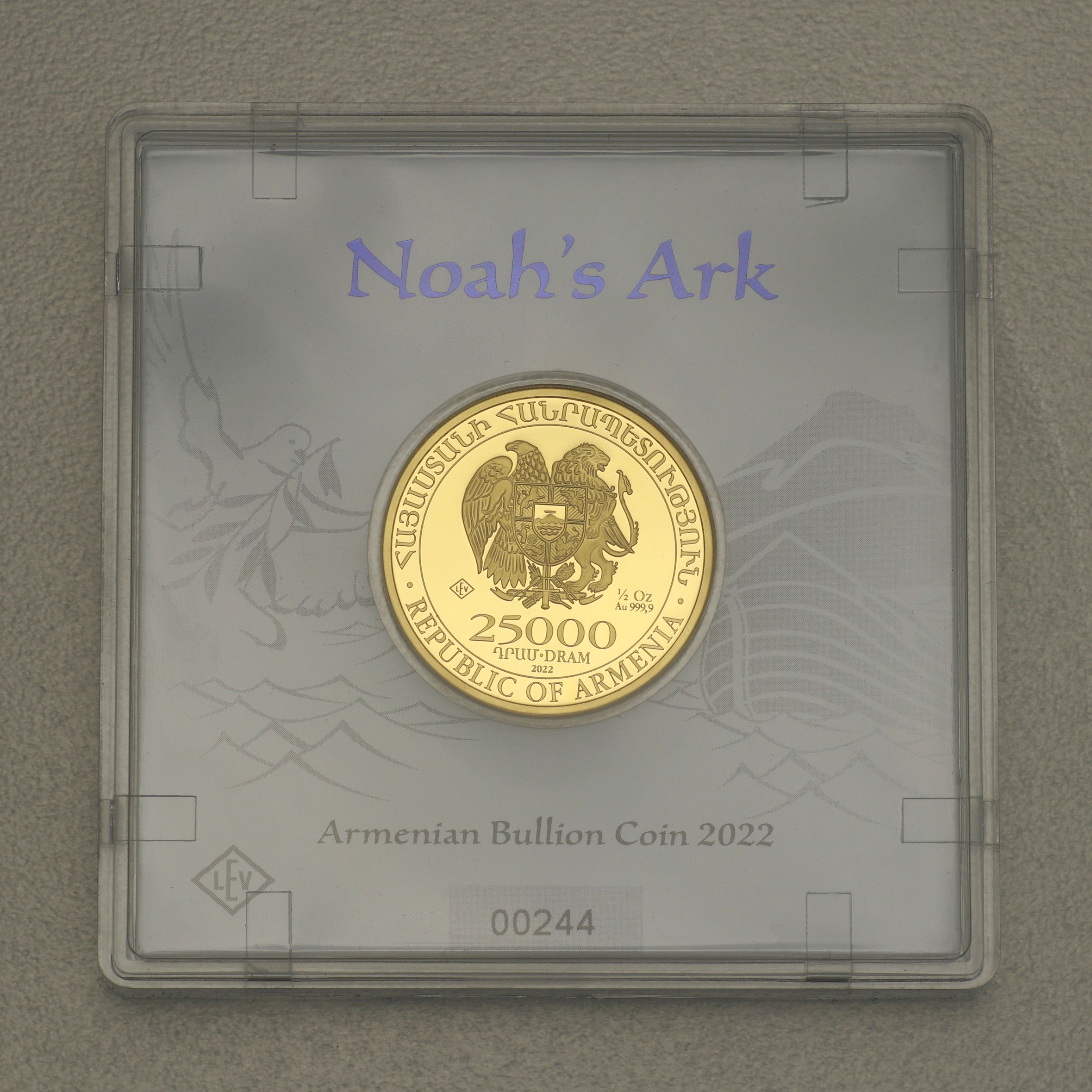 Goldmünze 1/2oz "Arche Noah" 2022 (Armenien) - Detailansicht 1