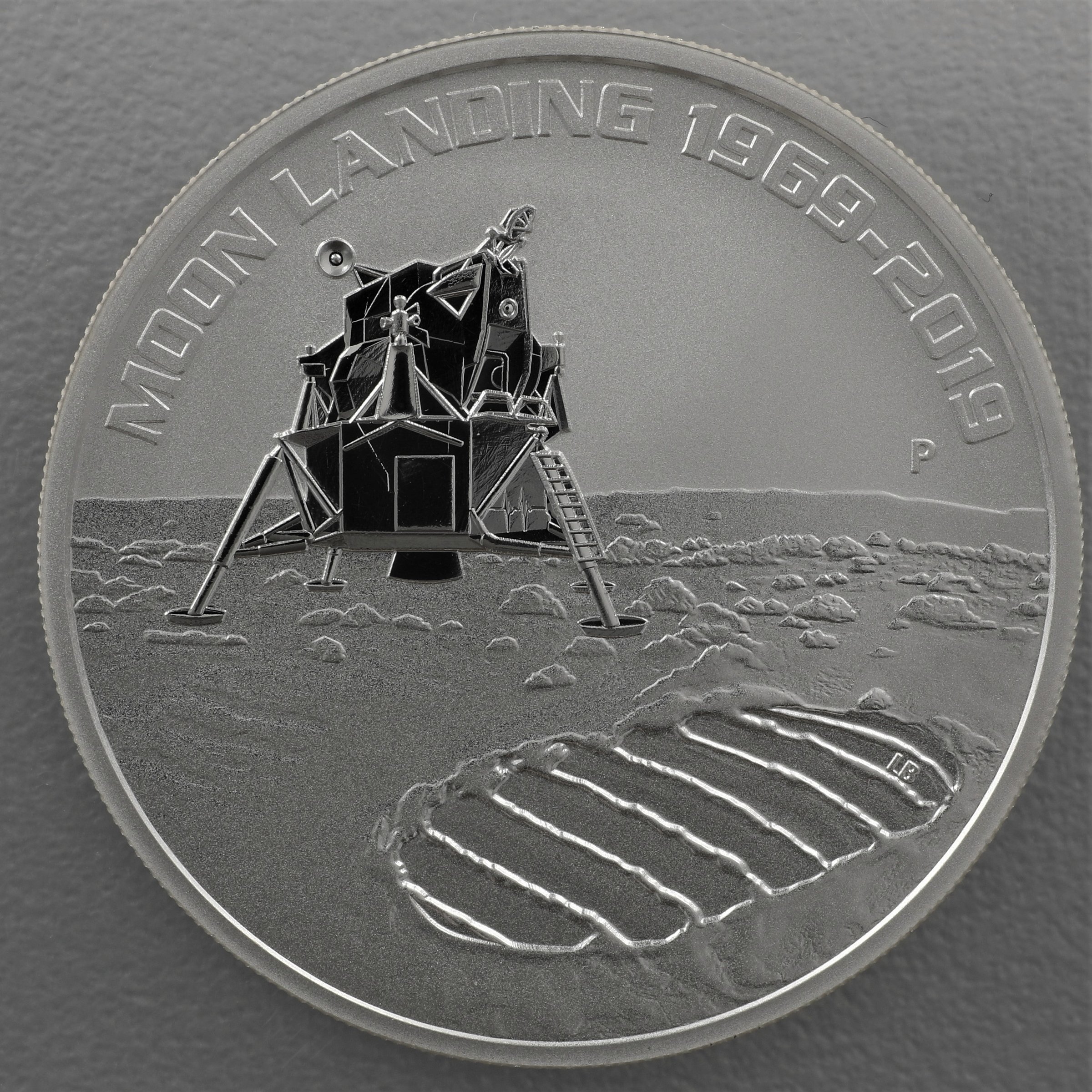 Silbermünze 1oz "Moon Landing 1969-2019" 2019 50. Jahrestag der Mondlandung (Australien) - Hauptansicht